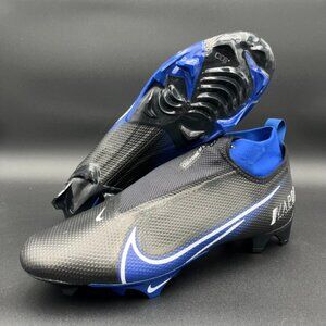 Nike Vapor Edge Pro 360 Football Cleats Black Blue CV6345-002 Men's Size 14